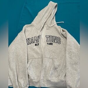 Hollister grey Hampton NY Jacket